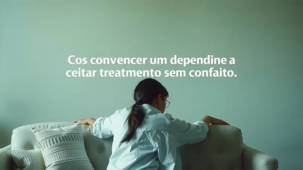 Como convencer um dependente a aceitar tratamento sem conflito