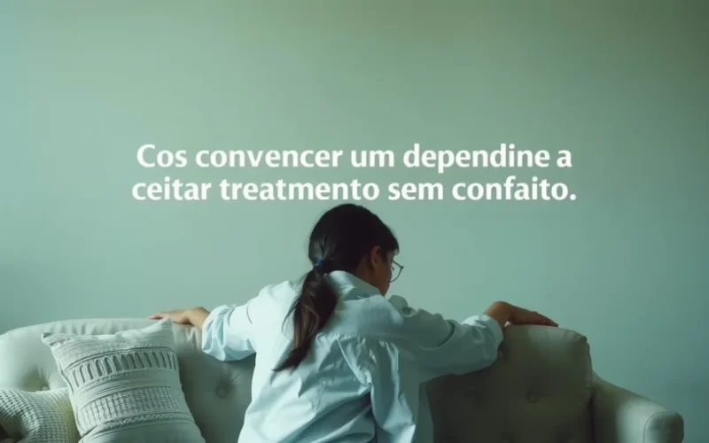 Como convencer um dependente a aceitar tratamento sem conflito