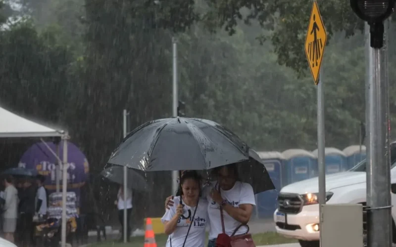 Chuva cancela caminhada Todos por Elas em Campo Grande
