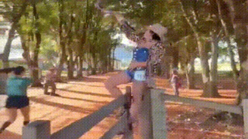 Tanikyta: look de onça e berrante roubam a cena em corrida