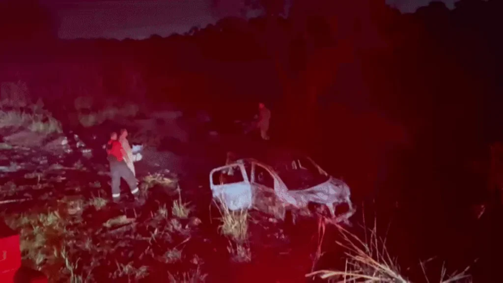 Carro com maconha pega fogo e explode na BR-262 em Campo Grande
