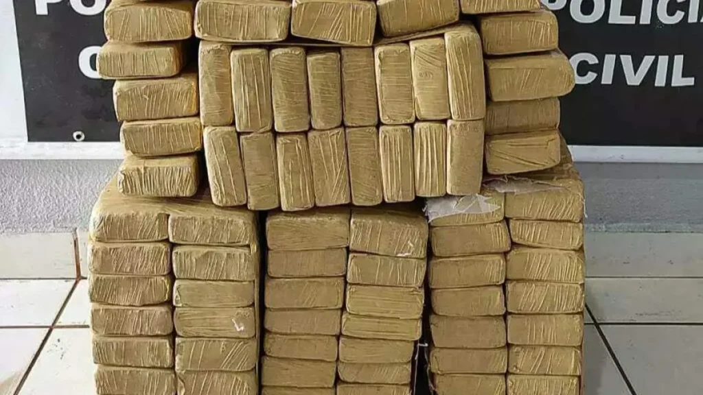 Jovem preso com 394 kg de maconha em MS-164