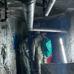 Trabalhadores passam mal em caixa-d'água em obra do Belas Artes