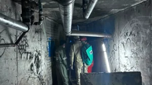 Trabalhadores passam mal em caixa-d'água em obra do Belas Artes
